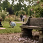 Activités gratuites Rennes : enfants jouant au parc du Thabor, pelouse humide