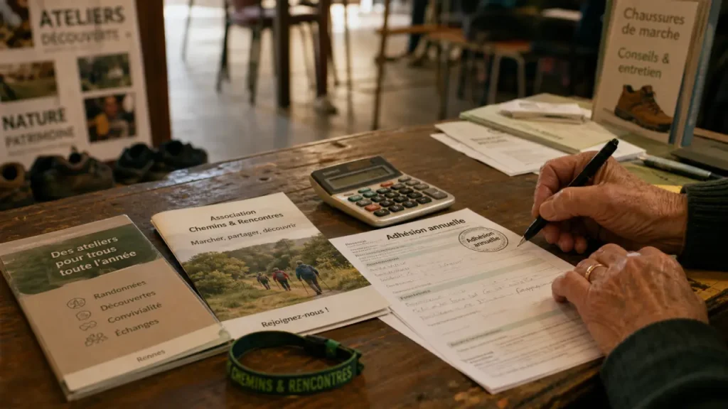 Activités opar rennes : dossier d’adhésion en salle à Rennes