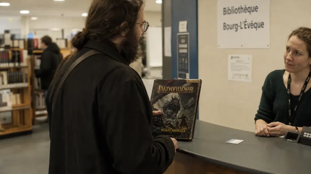 Jeux de rôle à la bibliothèque bourg l'evesque à Rennes
