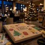 Rennes noel : carnet atelier Noël et fournitures près d’une médiathèque