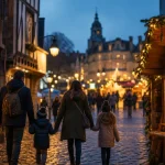 Rennes noël : marché de Noël dans le centre historique, balades à pied