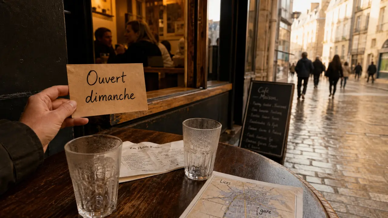 Restaurants dimanche à Rennes, centre ouvert