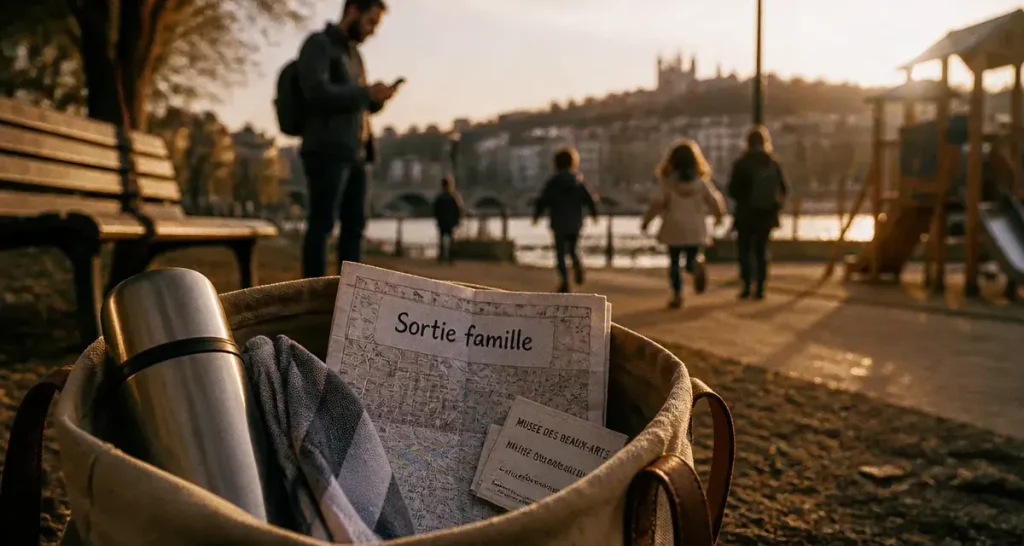 Sortie famille week end à Lyon : pique-nique et parc en bord de fleuve