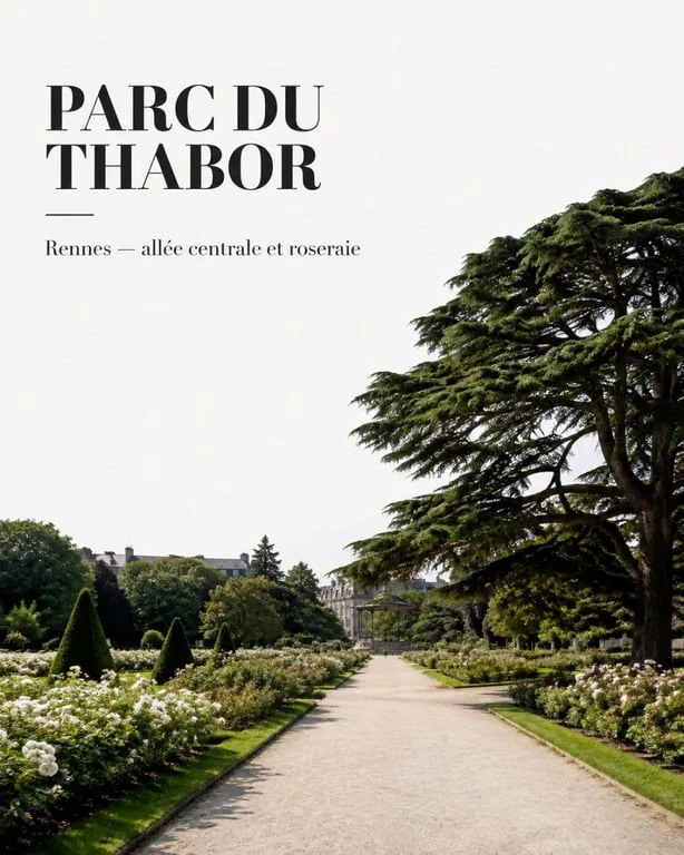 Que faire à Rennes : promenade au Parc du Thabor