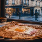 restaurant chez paul rennes : galette bretonne au blé noir dans un restaurant