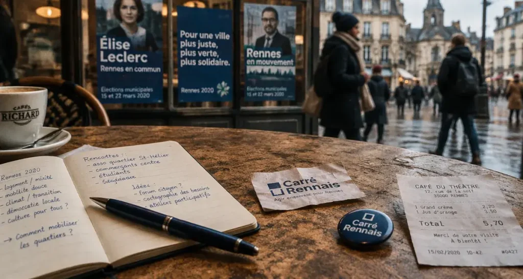 Photo Charles Compagnon à Rennes, commerce rennais et municipales 2020