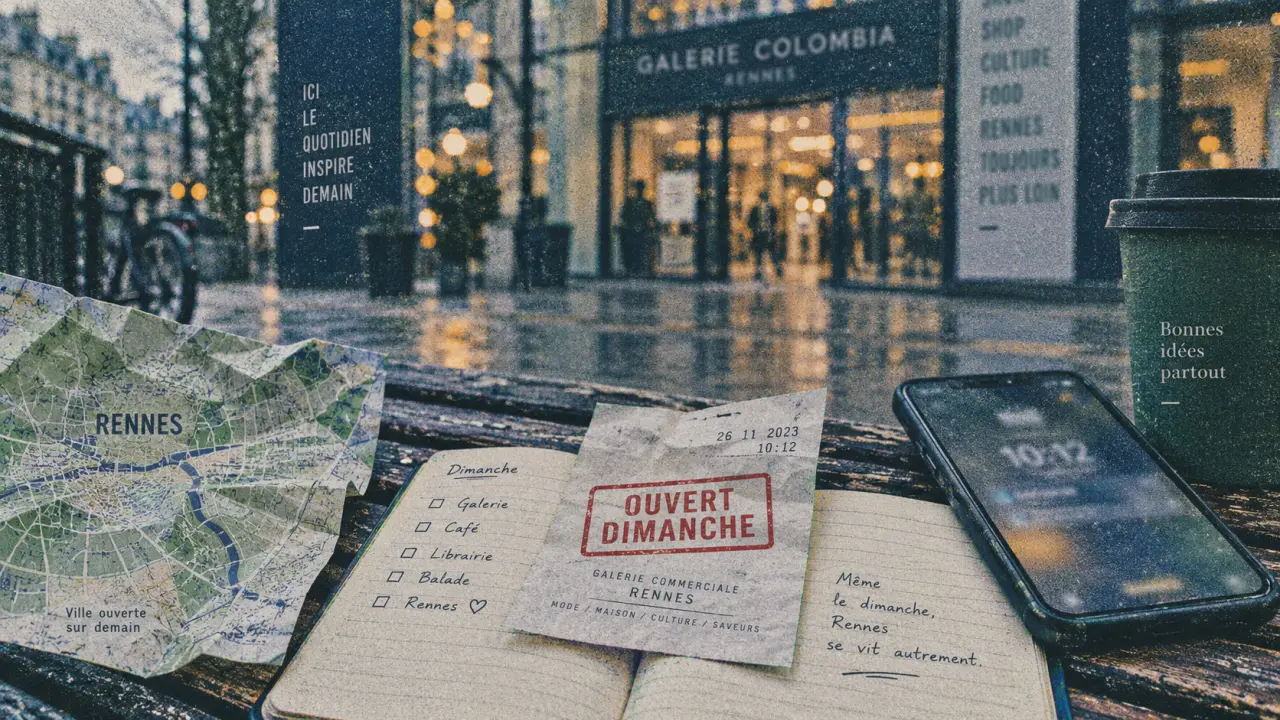 Ouverture magasins Rennes : ticket ouvert dimanche