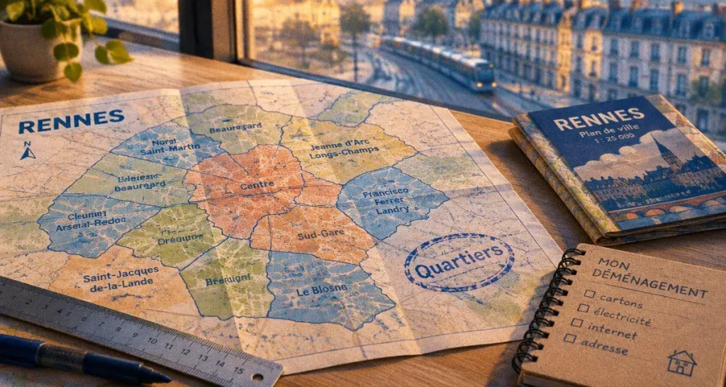 Quartier Rennes : carte des quartiers et repères pour choisir où habiter