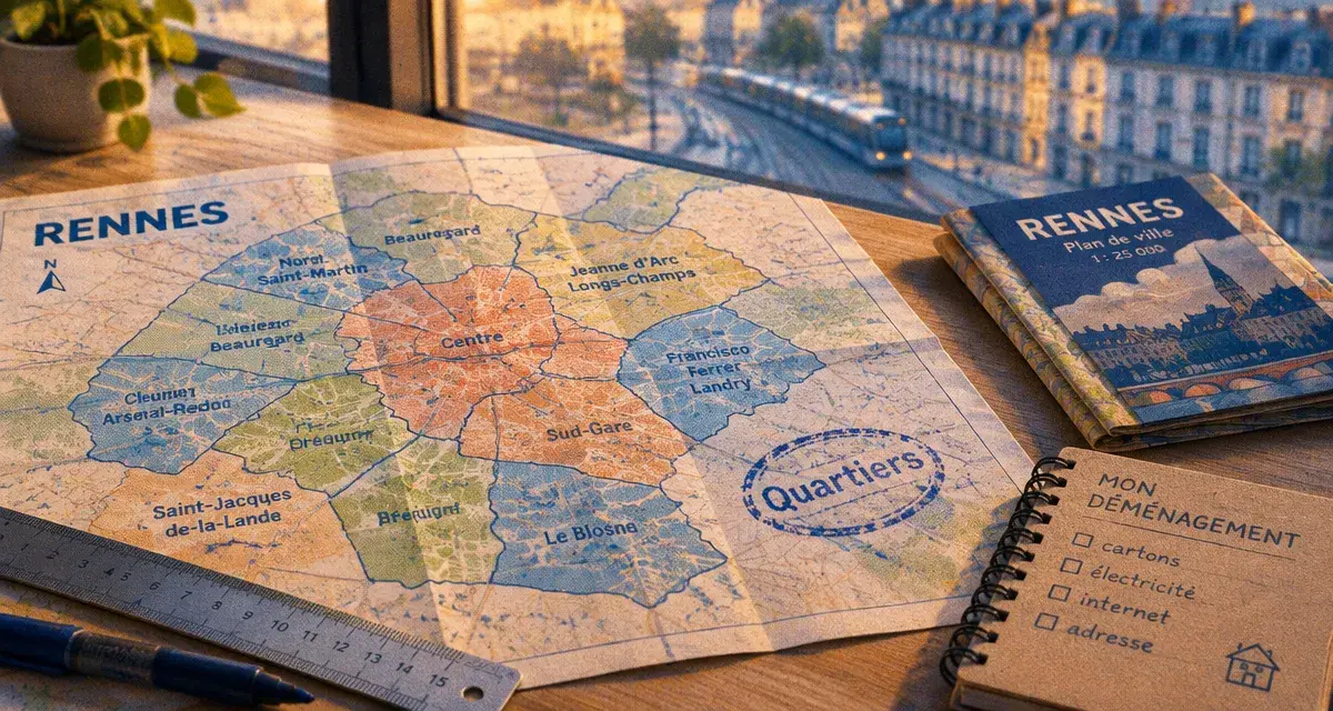Quartier Rennes : carte des quartiers et repères pour choisir où habiter